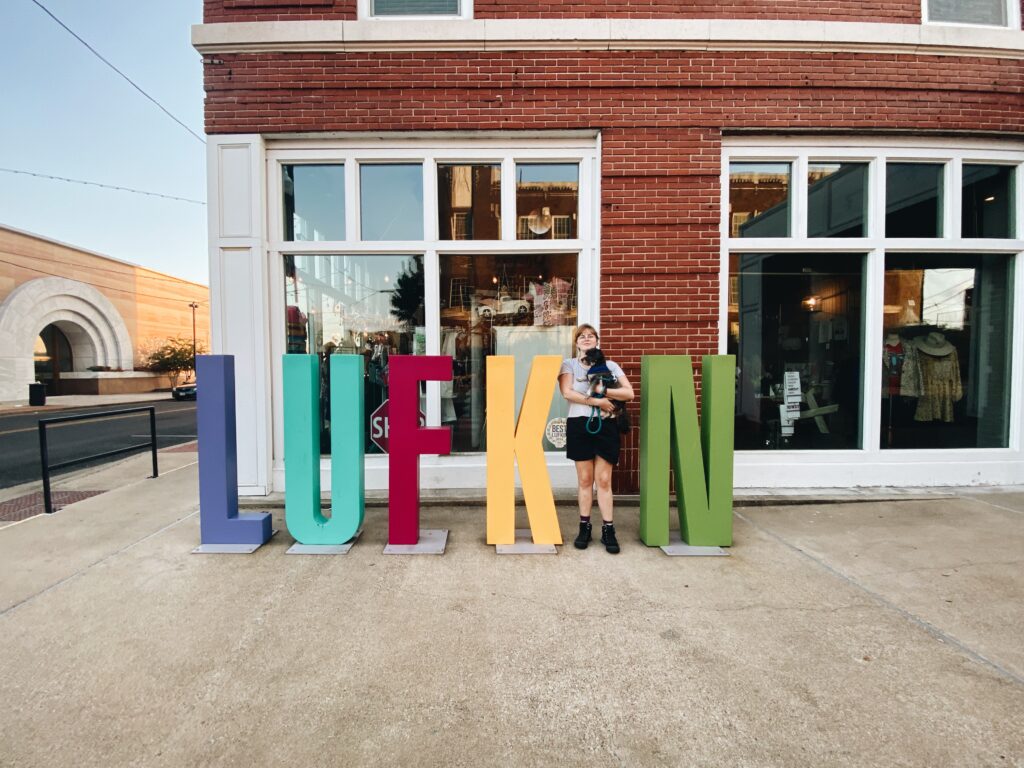 Lufkin, Texas sign