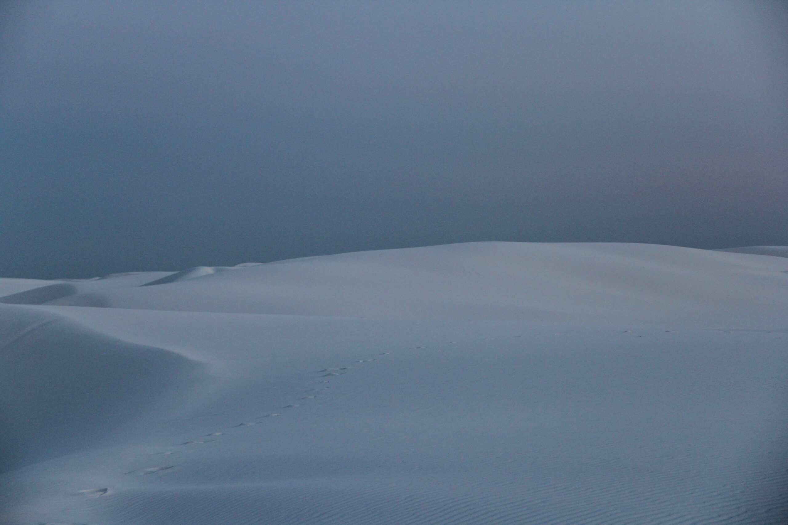 White Sands National Park at Blue Hour